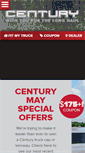 Mobile Screenshot of centurycaps.com
